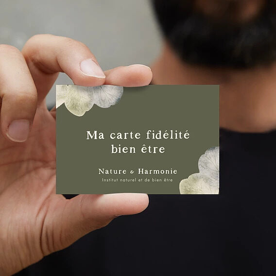 carte de fidélité personnalisée