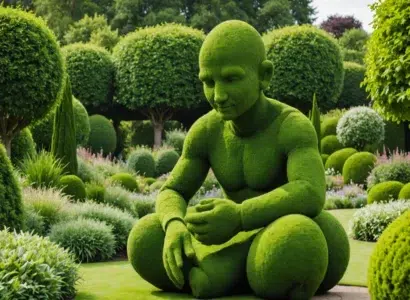 Objets de jardin : sculptures végétales et design innovant