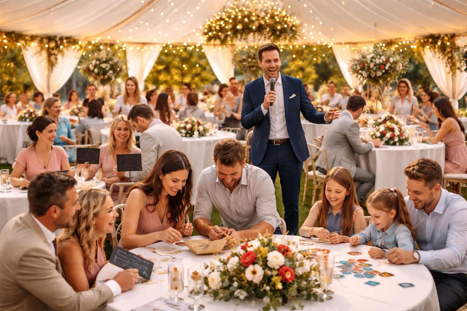 découvrez des activités ludiques et originales pour animer votre repas de mariage et créer des moments inoubliables avec vos invités.