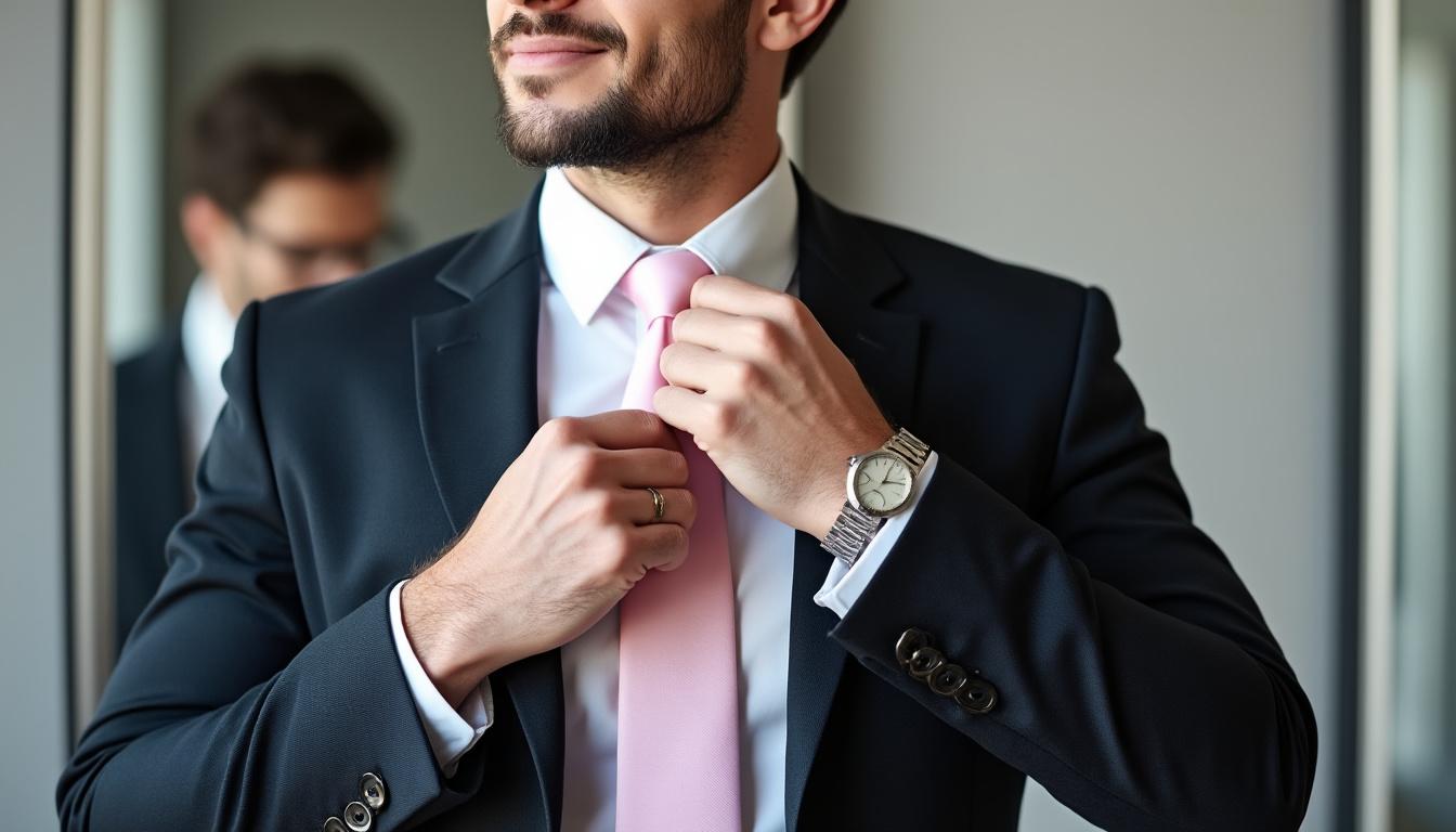 découvrez nos astuces essentielles pour sélectionner la cravate rose pâle idéale pour homme, en harmonie avec votre style personnel. que ce soit pour une occasion spéciale ou un look décontracté, apprenez à associer couleurs et motifs pour sublimer votre tenue.