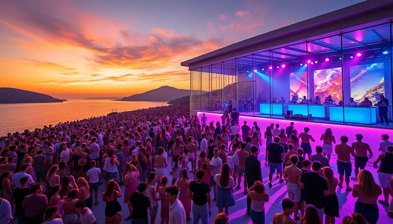 découvrez cavo paradiso à mykonos, un lieu unique en grèce pour des vacances d'été inoubliables. profitez de fêtes mémorables, de vues spectaculaires et d'une ambiance envoûtante au bord de la mer égée.