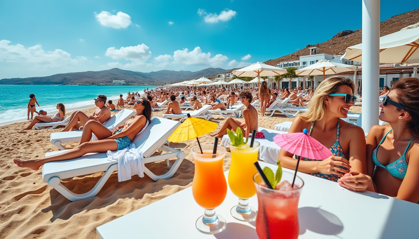 découvrez le cavo paradiso à mykonos, un club emblématique en grèce pour vivre des vacances d'été inoubliables, entre ambiance festive, vues imprenables sur la mer et soirées légendaires.
