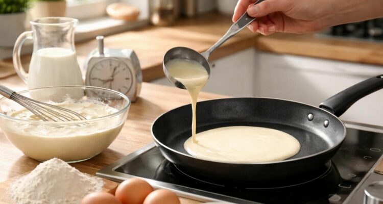 apprenez à faire des crêpes parfaites grâce à nos conseils sur les gestes essentiels et le timing pour une cuisson réussie à tous les coups.