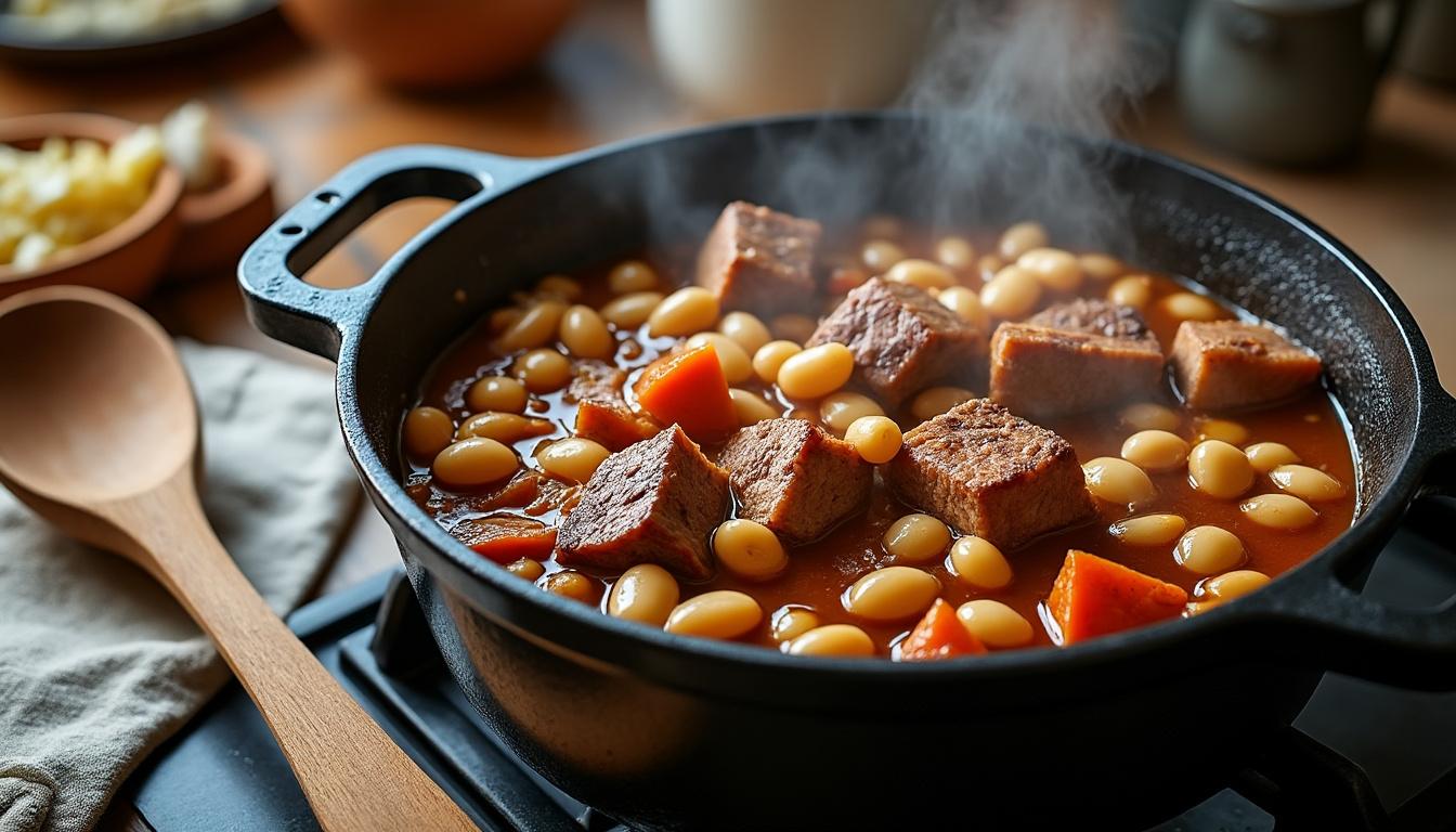 découvrez comment préparer en famille la délicieuse recette de cassoulet de pierre perret. suivez nos étapes simples pour réaliser ce plat emblématique de la cuisine française et partagez des moments conviviaux autour d'un repas savoureux.
