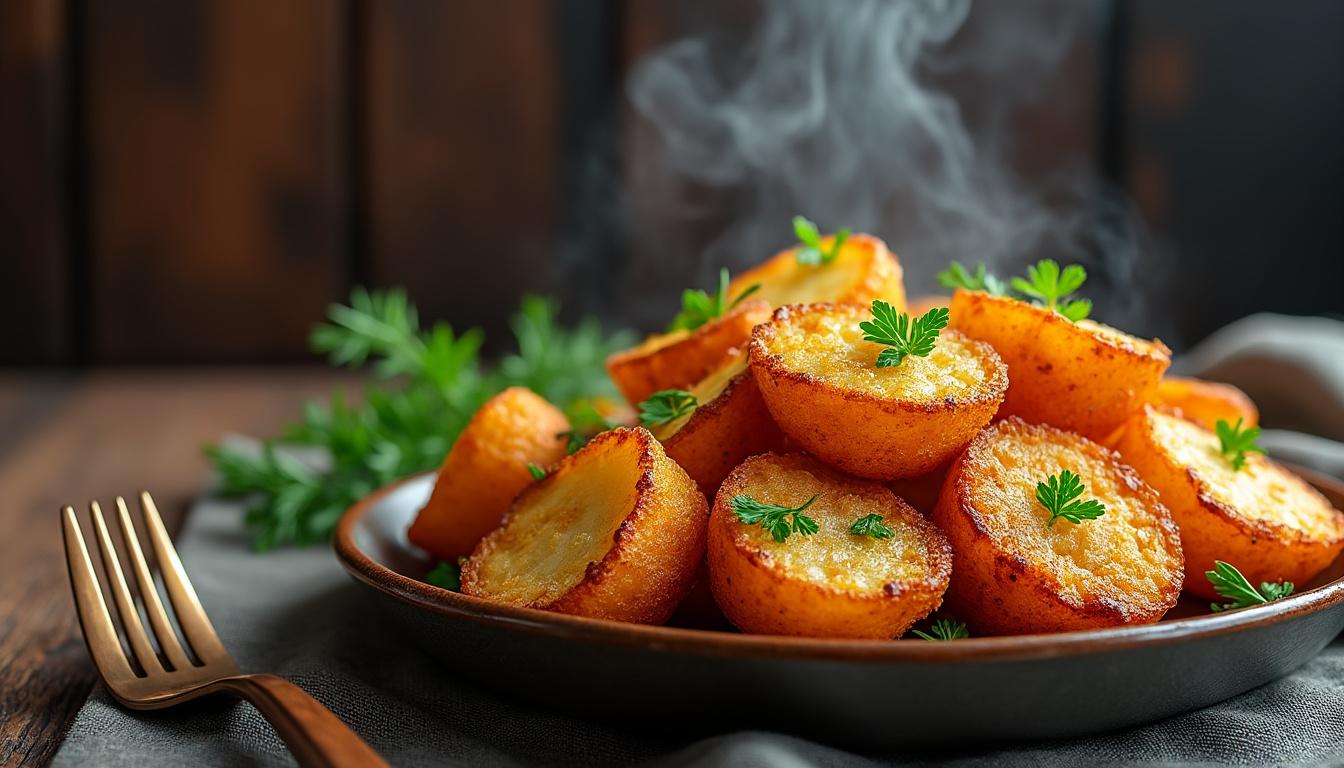 découvrez nos astuces pour préparer des potatoes croustillantes et savoureuses à l'air fryer. suivez nos conseils simples et savoureux pour un accompagnement parfait qui ravira vos papilles à chaque bouchée.