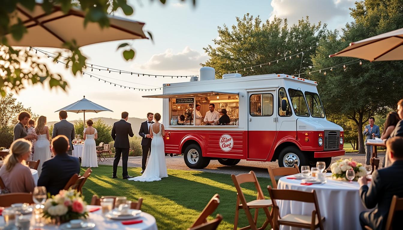 découvrez comment un food truck pour invités peut apporter une touche originale et conviviale à votre mariage, régaler vos proches et transformer votre réception en une fête inoubliable.