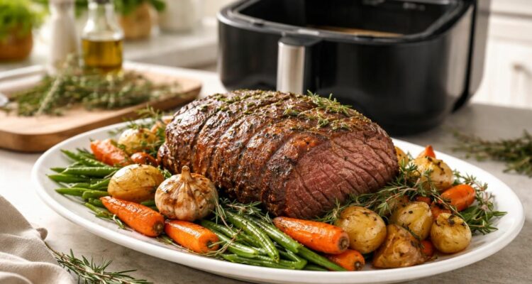 apprenez à préparer un rôti de bœuf tendre et savoureux à l'air fryer, pour des repas délicieux et faciles à réaliser qui impressionneront vos convives.