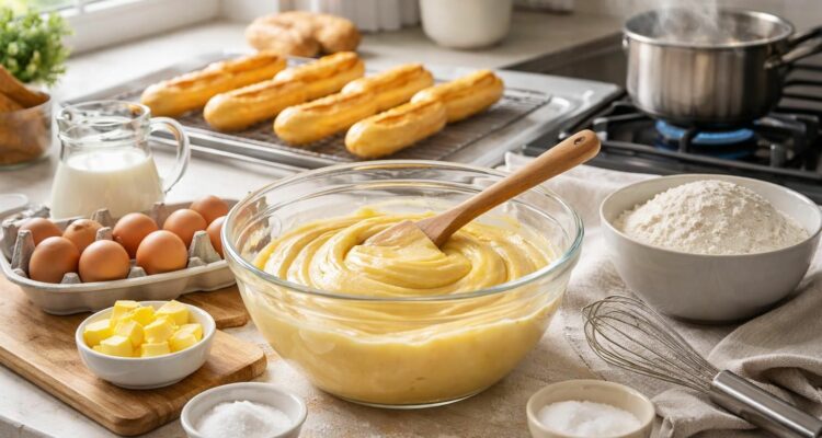 apprenez à réaliser facilement la pâte à choux éclair pour des desserts délicieux et rapidement prêts. une recette simple et rapide pour régaler toute la famille !