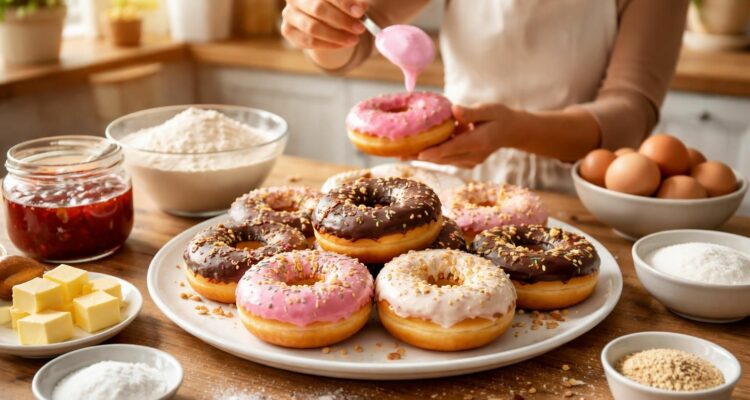 apprenez à préparer des donuts délicieux et moelleux grâce à notre recette facile qui fera le bonheur de vos invités.