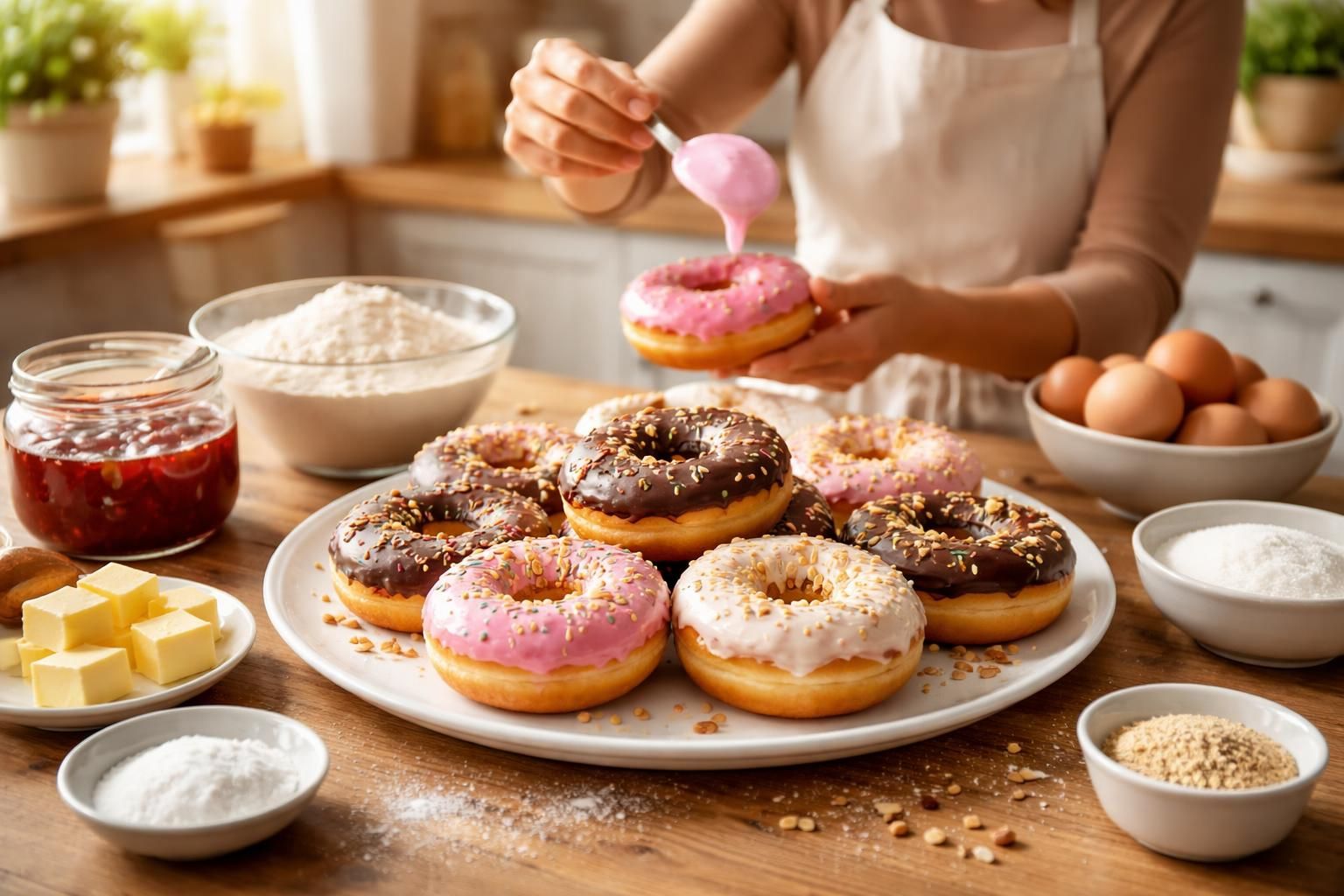 apprenez à préparer des donuts délicieux et moelleux grâce à notre recette facile qui fera le bonheur de vos invités.