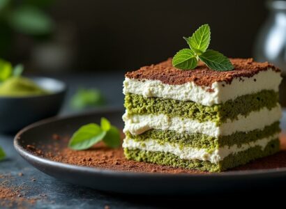 explorez le tiramisu au thé matcha de michalak, une délicieuse fusion entre tradition et modernité. ce dessert innovant allie la douceur du tiramisu classique et l'élégance du thé matcha pour une expérience gustative inédite.