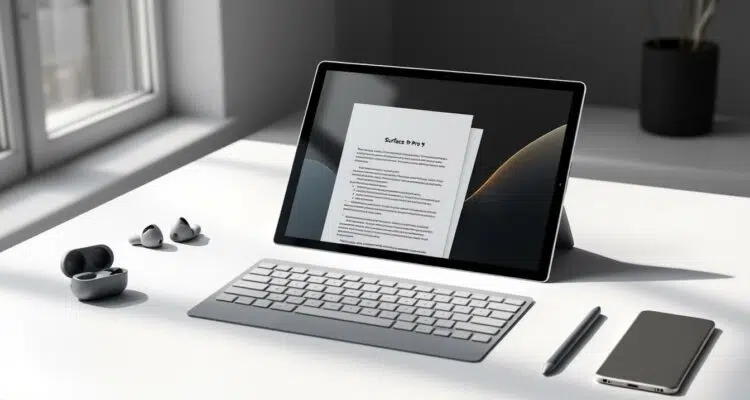 explorez les fonctionnalités innovantes de la tablette microsoft surface pro, alliant puissance et portabilité pour une expérience tactile unique.