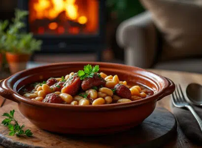 découvrez notre délicieuse recette de cassoulet revisité par carnet de julie, une explosion de saveurs qui éveillera vos papilles. suivez nos étapes simples pour réaliser ce plat réconfortant et savoureux, parfait pour toutes les occasions.
