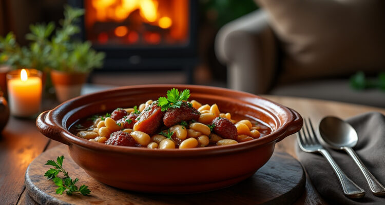 découvrez notre délicieuse recette de cassoulet revisité par carnet de julie, une explosion de saveurs qui éveillera vos papilles. suivez nos étapes simples pour réaliser ce plat réconfortant et savoureux, parfait pour toutes les occasions.