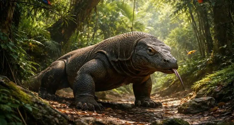 découvrez la taille impressionnante du dragon de komodo et son rôle crucial dans l'équilibre d'un écosystème unique et fragile.
