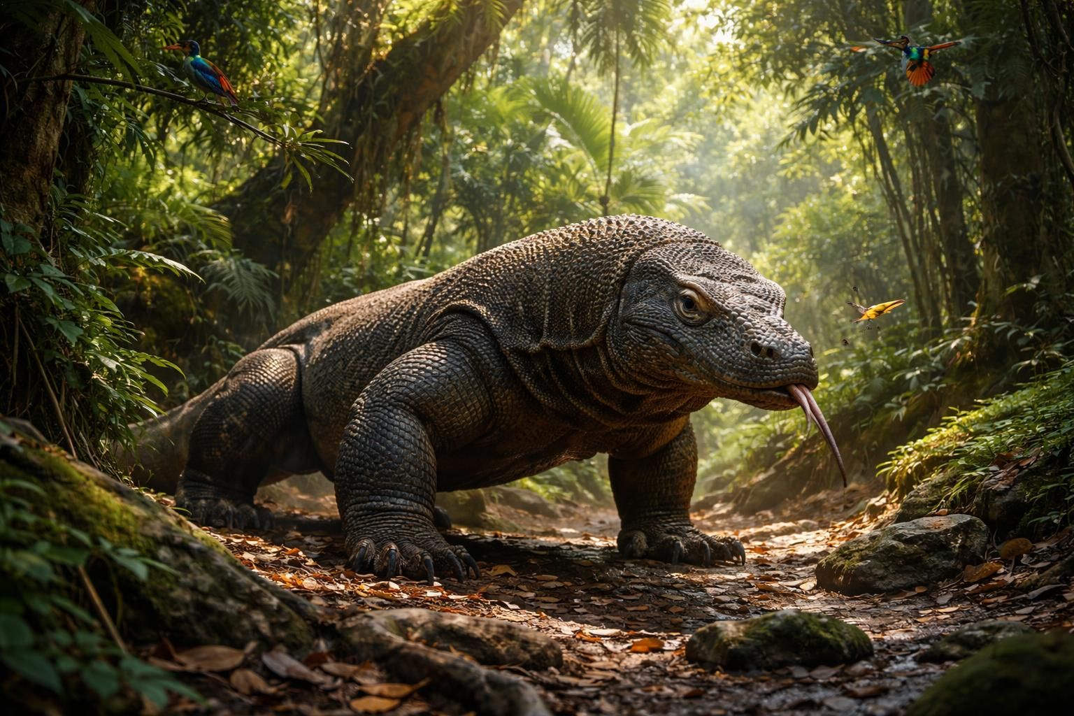 découvrez la taille impressionnante du dragon de komodo et son rôle crucial dans l'équilibre d'un écosystème unique et fragile.