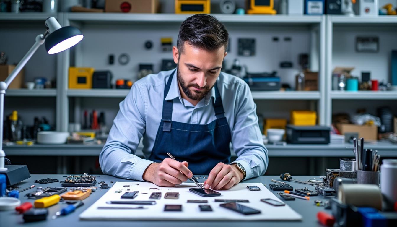 découvrez notre guide complet pour débutants sur la formation de réparateur de téléphone mobile. apprenez les compétences essentielles, les outils nécessaires et les techniques de réparation pour lancer votre carrière dans ce secteur en pleine croissance.
