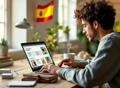 formation espagnol en ligne : améliorez rapidement vos compétences grâce à des méthodes interactives et dynamiques. apprenez à parler, comprendre et écrire l'espagnol efficacement depuis chez vous.