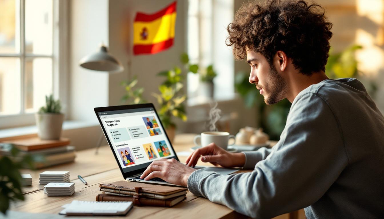 formation espagnol en ligne : améliorez rapidement vos compétences grâce à des méthodes interactives et dynamiques. apprenez à parler, comprendre et écrire l'espagnol efficacement depuis chez vous.