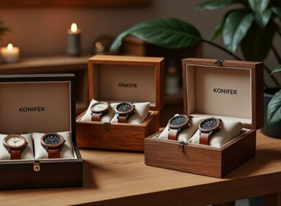 découvrez notre guide complet sur les coffrets cadeaux de montres en bois konifer. explorez les caractéristiques uniques de ces montres artisanales, leur style élégant et leur éco-responsabilité. parfait pour offrir un cadeau original qui allie nature et élégance.