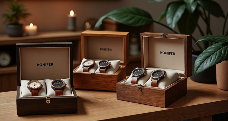 découvrez notre guide complet sur les coffrets cadeaux de montres en bois konifer. explorez les caractéristiques uniques de ces montres artisanales, leur style élégant et leur éco-responsabilité. parfait pour offrir un cadeau original qui allie nature et élégance.