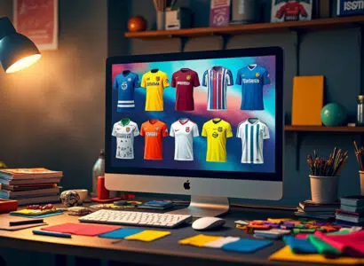 découvrez une sélection inspirante de créations de templates de maillots de foot réalisés sous photoshop. transformez vos idées en designs uniques et professionnels grâce à ces modèles créatifs qui vous aideront à donner vie à vos projets sportifs.