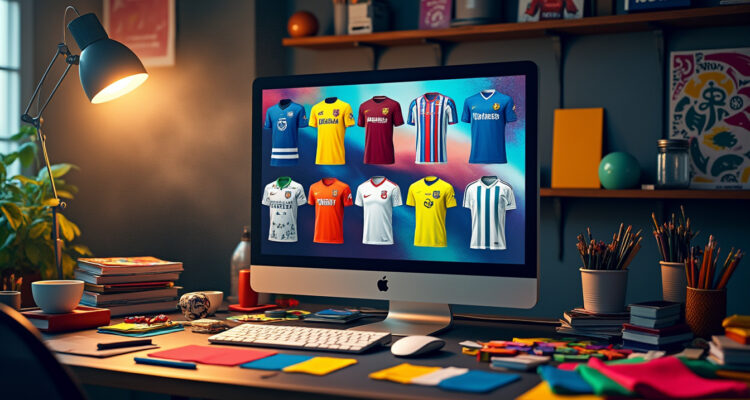 découvrez une sélection inspirante de créations de templates de maillots de foot réalisés sous photoshop. transformez vos idées en designs uniques et professionnels grâce à ces modèles créatifs qui vous aideront à donner vie à vos projets sportifs.