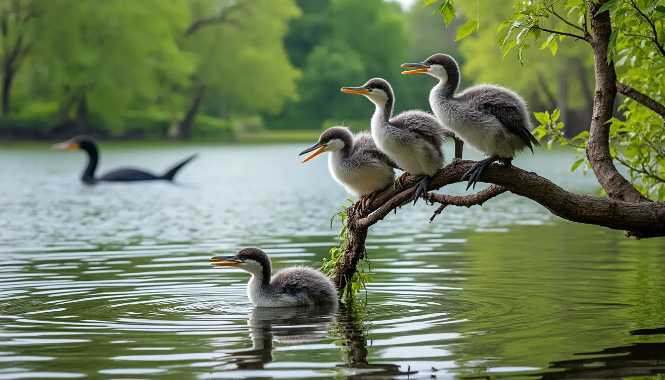 découvrez le bébé cormoran, un oiseau fascinant par son comportement unique. apprenez-en davantage sur ses habitudes, son habitat et son développement, et laissez-vous charmer par la beauté de cette espèce intrigante.