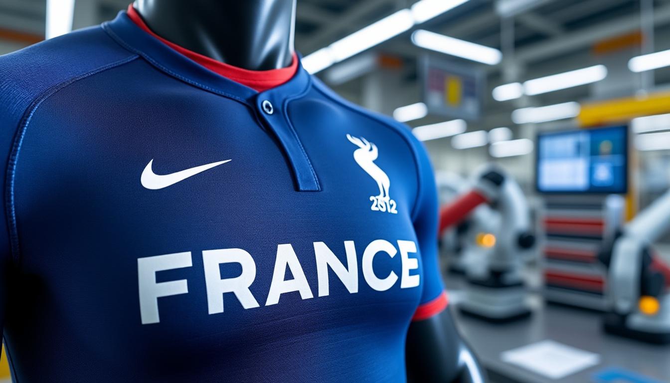 découvrez le maillot officiel de l’équipe de france de rugby 2019, alliant élégance et fierté nationale. portez les couleurs de votre équipe et affichez votre soutien lors des matchs avec ce vêtement emblématique qui allie confort et style.