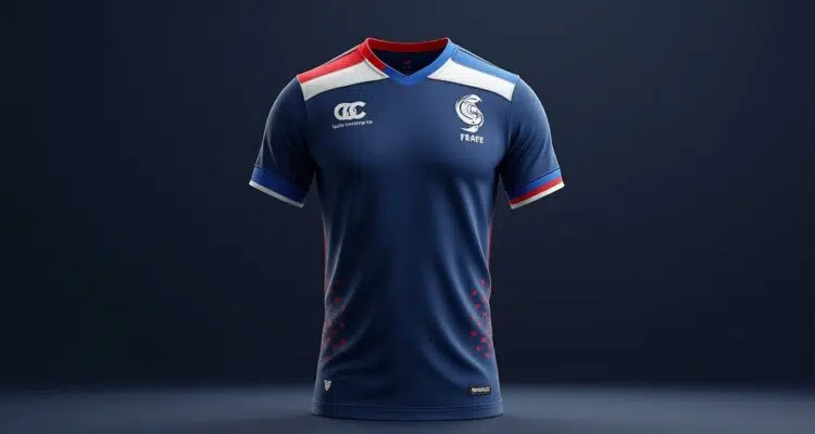 découvrez le maillot officiel de l'équipe de france de rugby 2019, alliant élégance et fierté nationale. affichez votre soutien à nos joueurs tout en restant tendance sur le terrain comme en dehors.