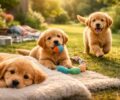 Les chiots Golden Retriever roux : à quoi s&rsquo;attendre dans leur développement