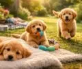 Les chiots Golden Retriever roux : à quoi s&rsquo;attendre dans leur développement