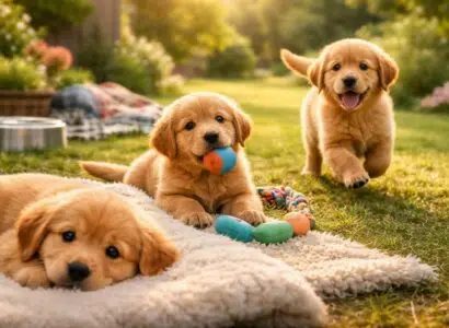découvrez le développement des chiots golden retriever roux : leurs étapes clés, comportements et conseils pour bien s'occuper de ces adorables compagnons.