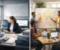 Les différences entre la plannification ou planification traditionnelle et agile