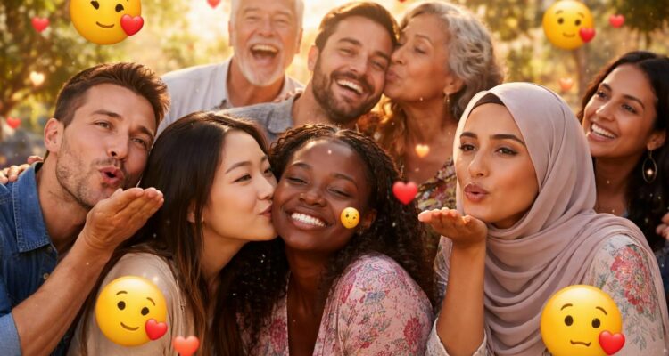 découvrez comment les émoji bisous transcendent les cultures et deviennent un langage universel d'affection et de tendresse à travers le monde.