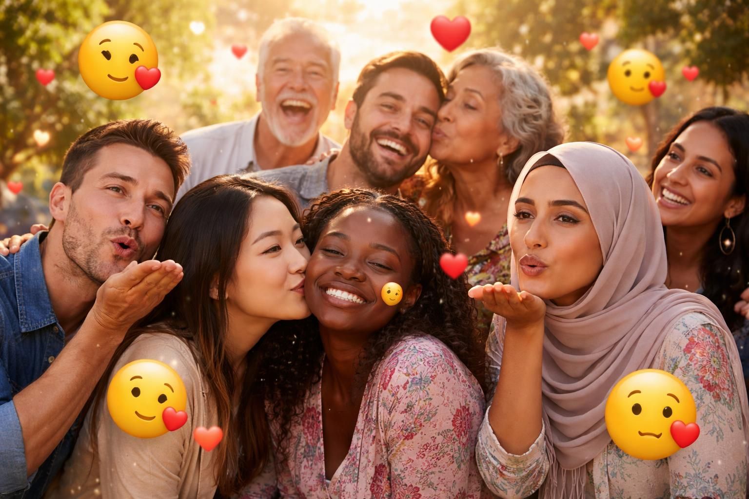 découvrez comment les émoji bisous transcendent les cultures et deviennent un langage universel d'affection et de tendresse à travers le monde.