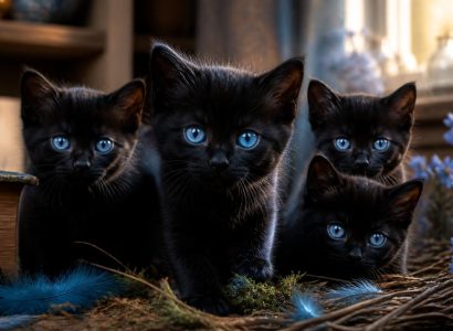 découvrez les mystères captivants des chatons noirs aux yeux bleus, leur beauté unique et ce qui rend ces petits félins si spéciaux.
