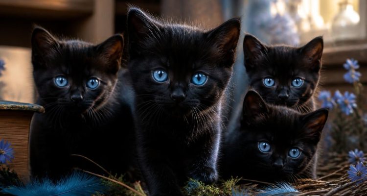 découvrez les mystères captivants des chatons noirs aux yeux bleus, leur beauté unique et ce qui rend ces petits félins si spéciaux.