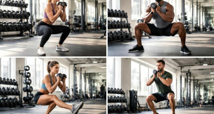 découvrez les différentes variations de l'exercice gobelet squat pour diversifier et optimiser votre entraînement de renforcement musculaire.