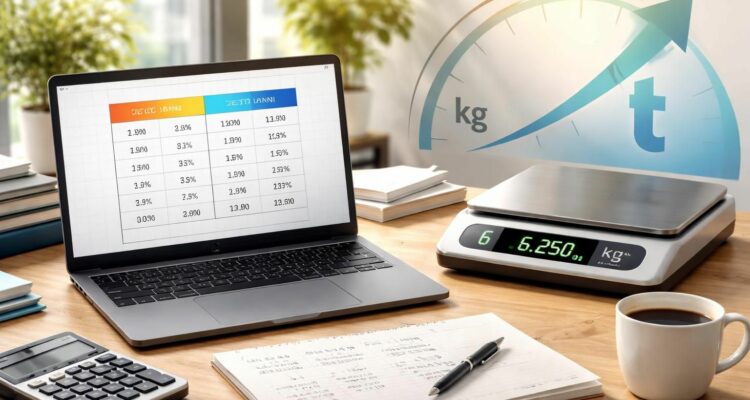 apprenez à convertir facilement les kilogrammes en tonnes pour simplifier vos calculs quotidiens et améliorer la précision de vos mesures.