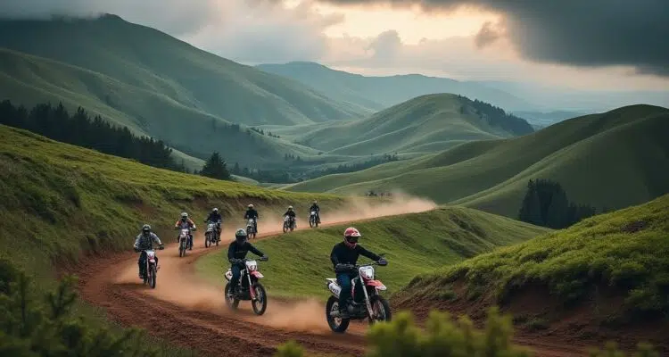 découvrez les avantages de l'école moto au pays basque off-road pour votre formation. profitez d'un cadre exceptionnel, d'instructeurs expérimentés et d'une approche personnalisée pour maîtriser la conduite tout-terrain. transformez votre passion pour la moto en compétence dans un environnement idéal.