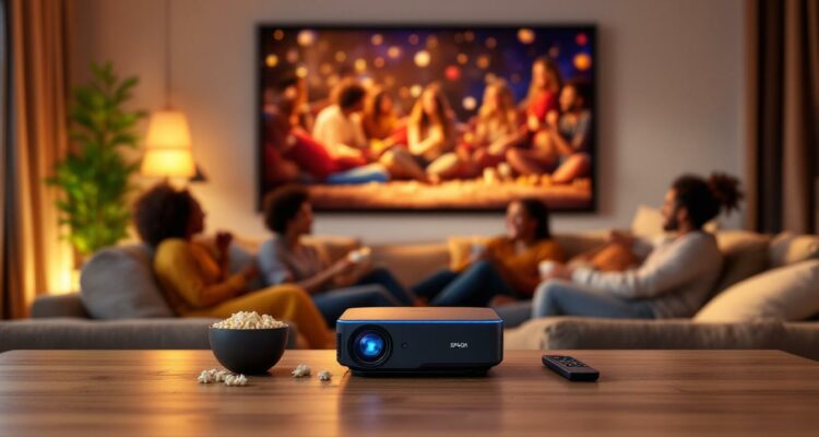 découvrez pourquoi le vidéoprojecteur epson wi-fi est l'appareil incontournable pour vos soirées cinéma entre amis, offrant une qualité d'image exceptionnelle et une connexion sans fil facile.