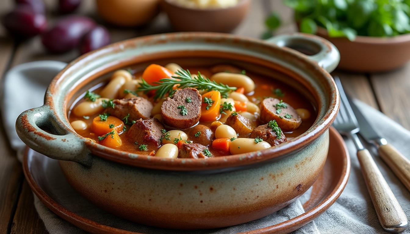 découvrez les raisons de choisir le meilleur cassoulet de toulouse, disponible en ligne cette saison. savourez l'authenticité d'une recette traditionnelle, préparée avec des ingrédients de qualité, et profitez de la livraison rapide pour déguster ce plat iconique chez vous. ne manquez pas cette expérience culinaire incontournable!