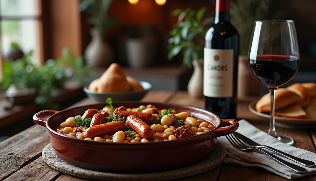 découvrez l'harmonie parfaite entre traditionnel et modernité avec notre guide sur le choix du vin idéal pour accompagner un authentique cassoulet de castelnaudary. éveillez vos papilles et enrichissez votre expérience culinaire grâce à des accords savoureux qui subliment ce plat emblématique du sud-ouest.