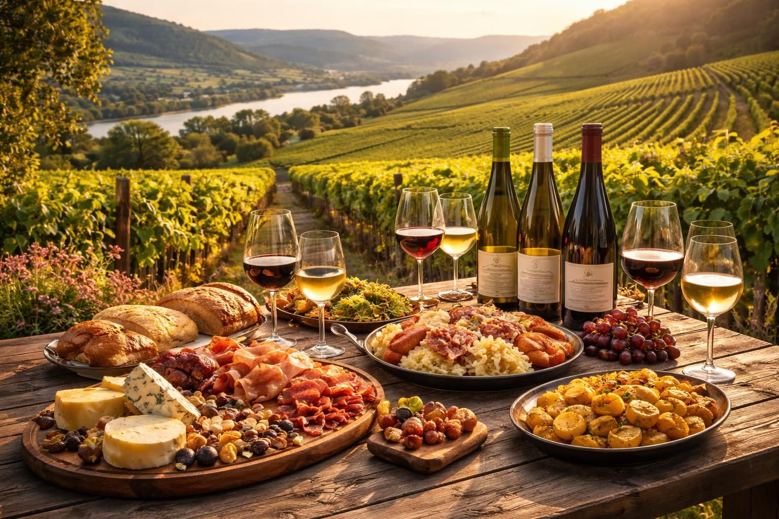 découvrez rhinland, un terroir riche en saveurs, explorez ses vins d'exception et ses spécialités culinaires authentiques pour un voyage gustatif inoubliable.