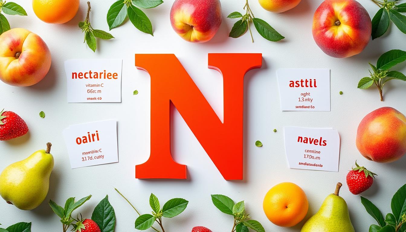découvrez une sélection de fruits commençant par la lettre n pour des desserts estivaux originaux et savoureux. inspirez-vous pour surprendre vos papilles tout au long de l'été !