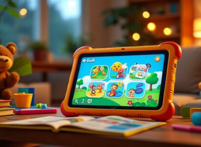 découvrez la tablette tactile pour enfant by gulli, alliant divertissement et apprentissage grâce à la technologie kurio. offrez à votre enfant une expérience éducative ludique avec des contenus adaptés et des jeux interactifs!