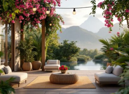 aménagez votre jardin pour une soirée mojito à volonté inoubliable, alliant ambiance festive et cadre paradisiaque.