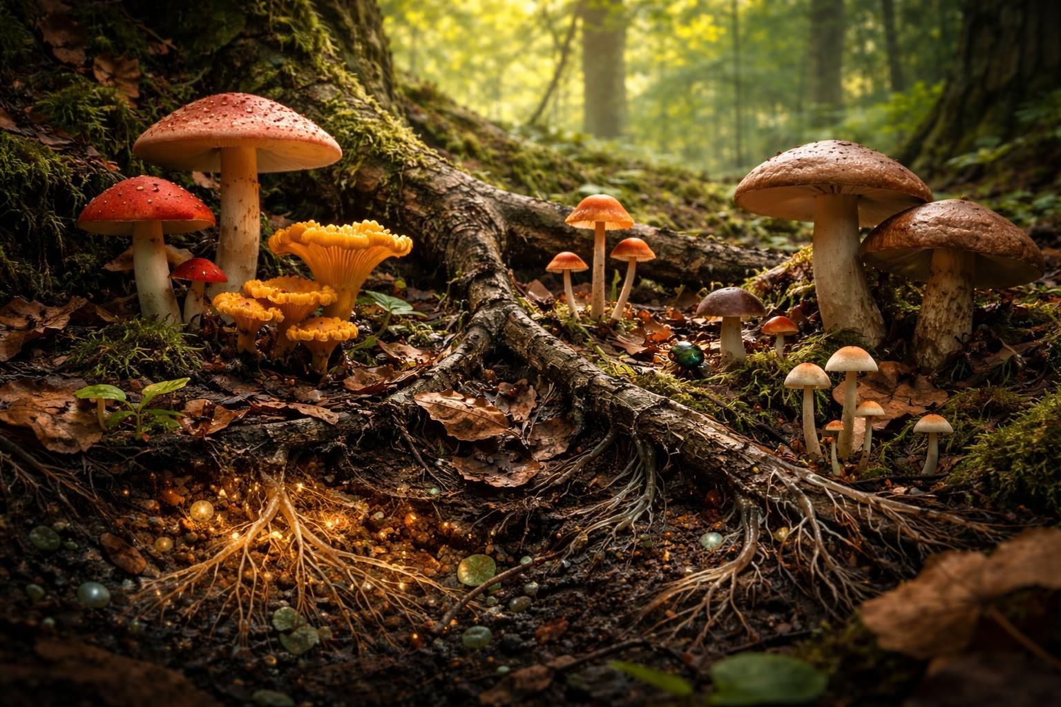 découvrez un documentaire fascinant sur les champignons et leur rôle crucial dans l'équilibre de nos écosystèmes.