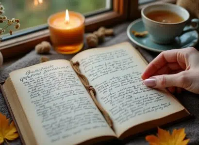 découvrez comment créer un journal de gratitude et de positivité pour cultiver une douce pensée au quotidien et améliorer votre bien-être mental.